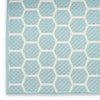Nourison Twist Reversible TWS01 Aqua Machine Washable Area Rug Texture Image
