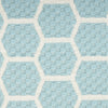 Nourison Twist Reversible TWS01 Aqua Machine Washable Area Rug Swatch Image