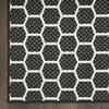 Nourison Twist Reversible TWS01 Black Machine Washable Area Rug Detail Image