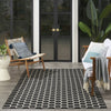 Nourison Twist Reversible TWS01 Black Machine Washable Area Rug Room Image Feature