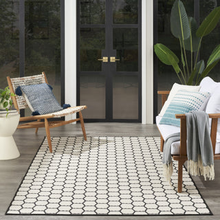 Nourison Twist Reversible TWS01 Black Machine Washable Area Rug Room Image Feature