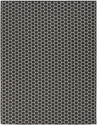 Nourison Twist Reversible TWS01 Black Machine Washable Area Rug Main Image