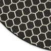 Nourison Twist Reversible TWS01 Black Machine Washable Area Rug Texture Image