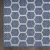 Nourison Twist Reversible TWS01 Blue Machine Washable Area Rug Detail Image