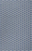 Nourison Twist Reversible TWS01 Blue Machine Washable Area Rug Main Image