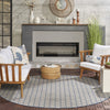 Nourison Twist Reversible TWS01 Blue Machine Washable Area Rug Room Image Feature