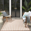 Nourison Twist Reversible TWS01 Coral Machine Washable Area Rug Room Image Feature