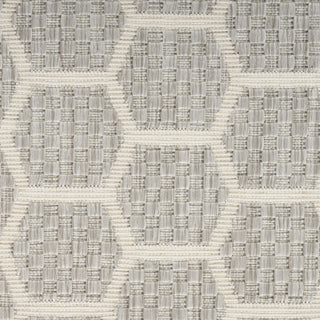 Nourison Twist Reversible TWS01 Grey Machine Washable Area Rug Swatch Image
