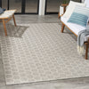 Nourison Twist Reversible TWS01 Grey Machine Washable Area Rug Corner Image