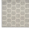 Nourison Twist Reversible TWS01 Grey Machine Washable Area Rug Texture Image