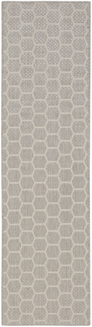 Nourison Twist Reversible TWS01 Grey Machine Washable Area Rug Main Image