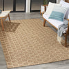 Nourison Twist Reversible TWS01 Natural Machine Washable Area Rug Corner Image