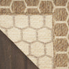 Nourison Twist Reversible TWS01 Natural Machine Washable Area Rug Corner Image