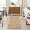 Nourison Twist Reversible TWS01 Natural Machine Washable Area Rug Corner Image