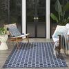 Nourison Twist Reversible TWS01 Navy Machine Washable Area Rug Room Image Feature