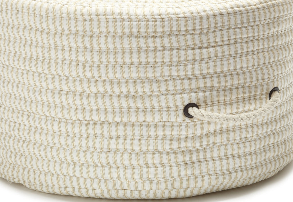 Colonial Mills Ticking Fabric Stripe Pouf TX10 Canvas