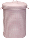 Colonial Mills Ticking Solid Hamper w/ lid TX70 Pink