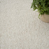 Nourison Textured Home TXH01 Ivory Beige Area Rug Corner Image