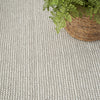 Nourison Textured Home TXH01 Ivory Mocha Area Rug Corner Image