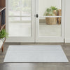 Nourison Textured Home TXH01 Ivory Blue Area Rug Corner Image