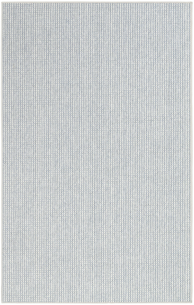 Nourison Textured Home TXH01 Ivory Blue Area Rug main image