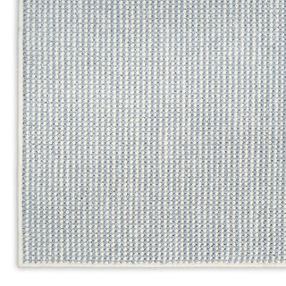 Nourison Textured Home TXH01 Ivory Blue Area Rug Texture Image