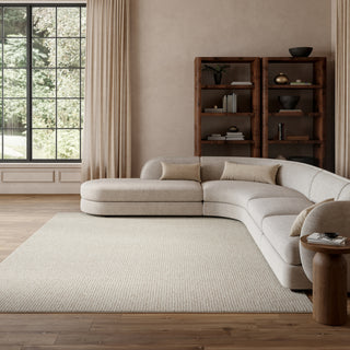 Nourison Textured Home TXH01 Ivory Beige Area Rug 