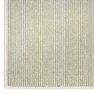 Nourison Textured Home TXH01 Ivory Green Area Rug Texture Image
