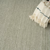 Nourison Textured Home TXH01 Ivory Green Area Rug Corner Image