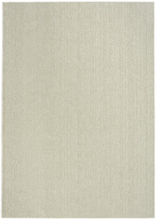 Nourison Textured Home TXH01 Ivory Green Area Rug Main Image