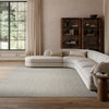 Nourison Textured Home TXH01 Ivory Grey Area Rug 