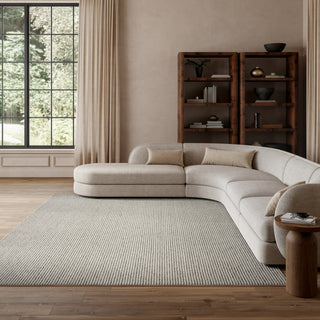 Nourison Textured Home TXH01 Ivory Grey Area Rug 