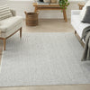 Nourison Textured Home TXH01 Ivory Grey Area Rug 