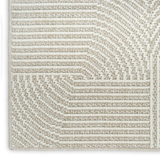 Nourison Textured Home TXH02 Beige Ivory Area Rug Corner Image
