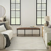 Nourison Textured Home TXH02 Beige Ivory Area Rug Swatch Image