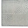 Nourison Textured Home TXH02 Charcoal Ivory Area Rug Corner Image