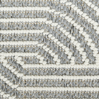 Nourison Textured Home TXH02 Charcoal Ivory Area Rug Detail