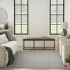 Nourison Textured Home TXH02 Charcoal Ivory Area Rug Room Scene Feature