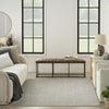 Nourison Textured Home TXH02 Grey Ivory Area Rug Swatch Image