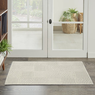 Nourison Textured Home TXH02 Ivory Area Rug Corner Image