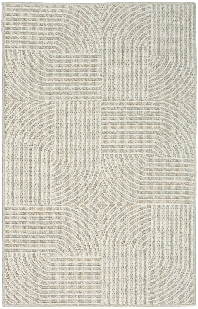 Nourison Textured Home TXH02 Beige Ivory Area Rug main image