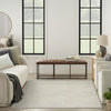 Nourison Textured Home TXH02 Beige Ivory Area Rug Room Image Feature