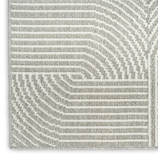 Nourison Textured Home TXH02 Grey Ivory Area Rug Texture Image