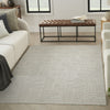 Nourison Textured Home TXH02 Grey Ivory Area Rug Corner Image
