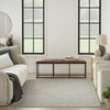Nourison Textured Home TXH02 Grey Ivory Area Rug Room Image Feature