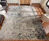 K2 Theory TY-676 Flax / Graphite Area Rug Lifestyle Image Feature