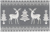 Nourison Tybee TYB12 Grey Ivory Area Rug main image