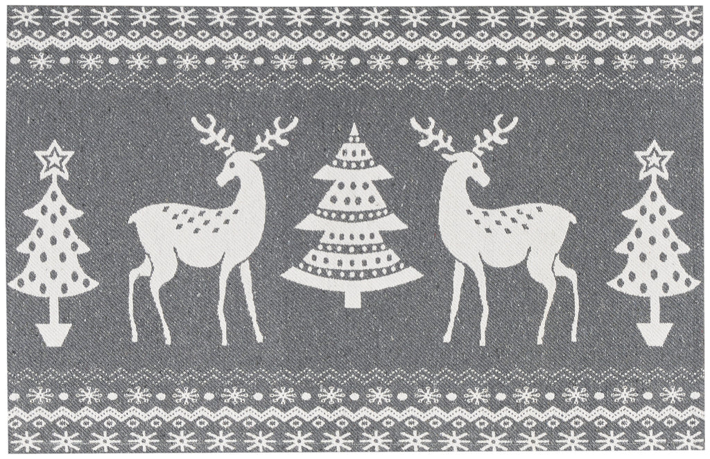 Nourison Tybee TYB12 Grey Ivory Area Rug main image