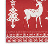 Nourison Tybee TYB12 Red Ivory Area Rug Texture Image