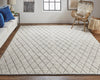 Feizy Thayer 8648F Ivory/Charcoal Area Rug by Thom Filicia Lifestyle Image Feature
